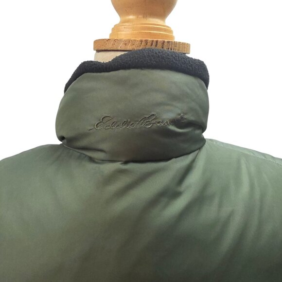 VTG Eddie Bauer Womens Goose Down Jacket Green Size S Winter Coat - Picture 5 of 11